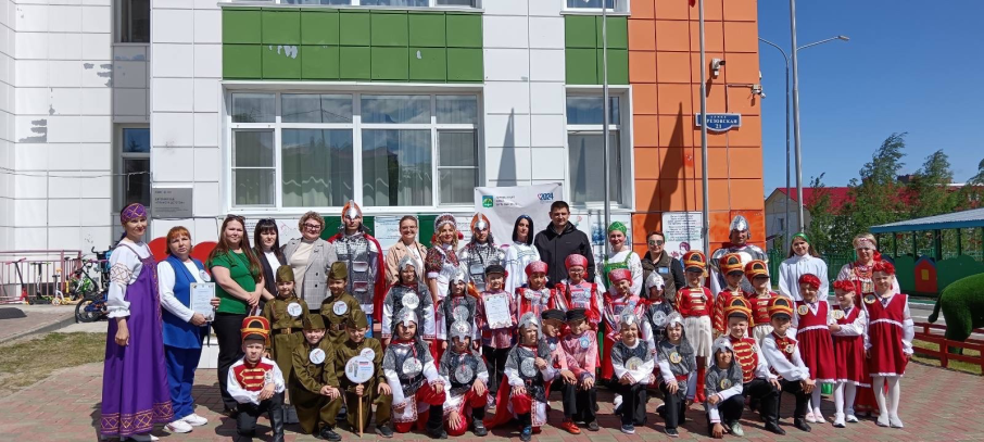 🛡️Сегодня  на базе МАДОУ «Детский сад № 22 «Планета детства» прошла интеллектуально-познавательная игра «Богатырская зарничка - 2024».